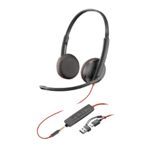 Poly Blackwire 3200 Series - Corded UC Headset | HP® Australia